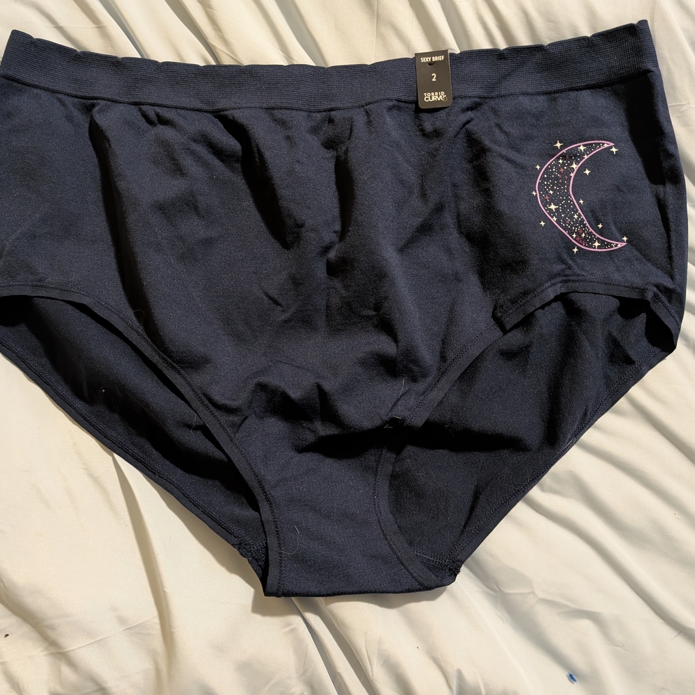 Torrid Black and Purple Panties Set - Picture 2 of 3